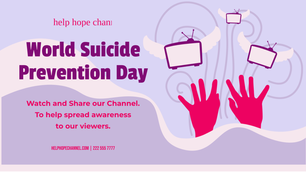Free World Suicide Prevention Day Youtube Banner Template