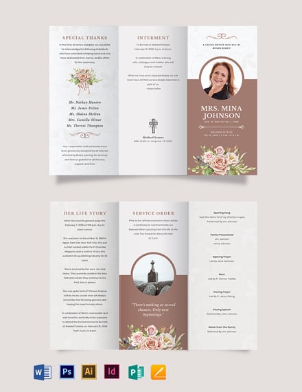 mother-mom-funeral-obituary-tri-fold-brochure-template