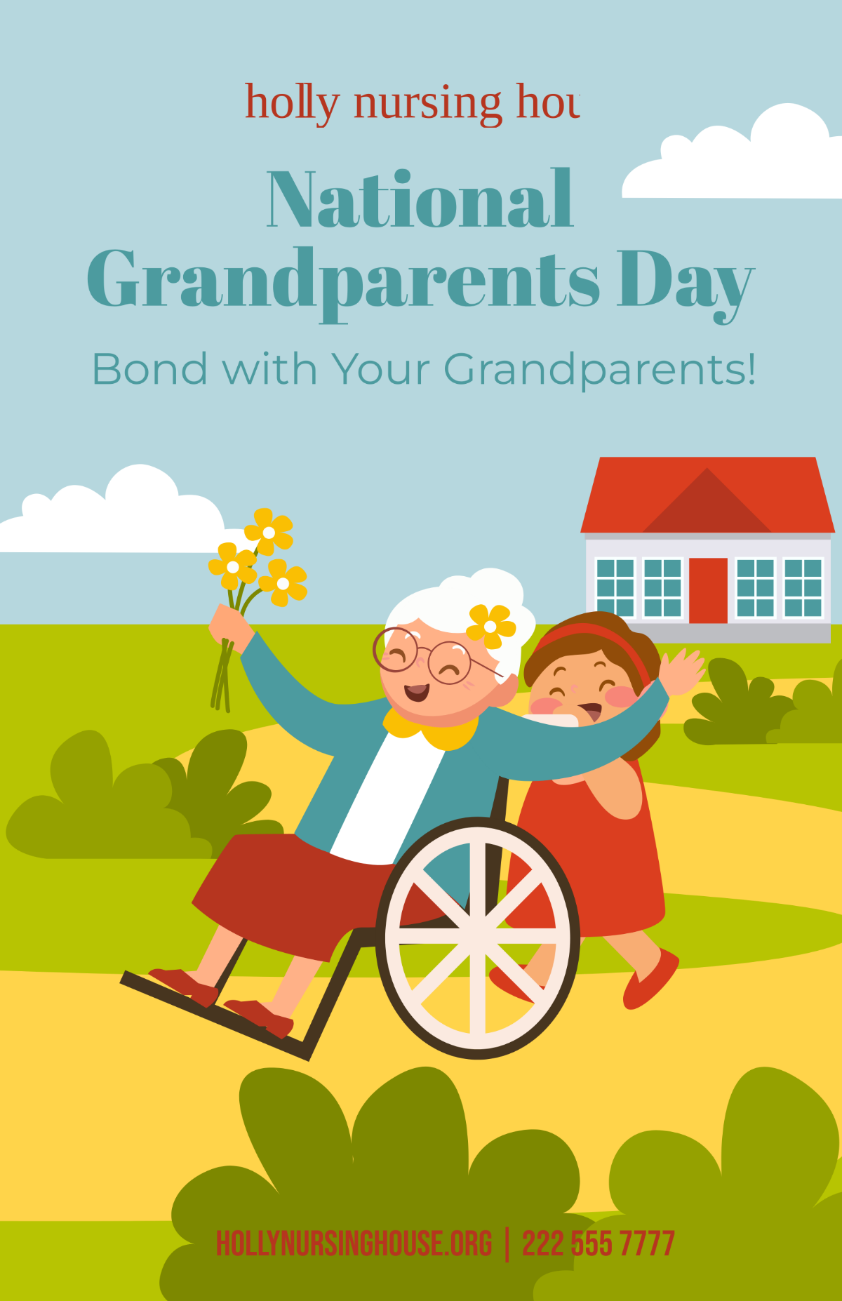 Free National Grandparents Day Poster Template