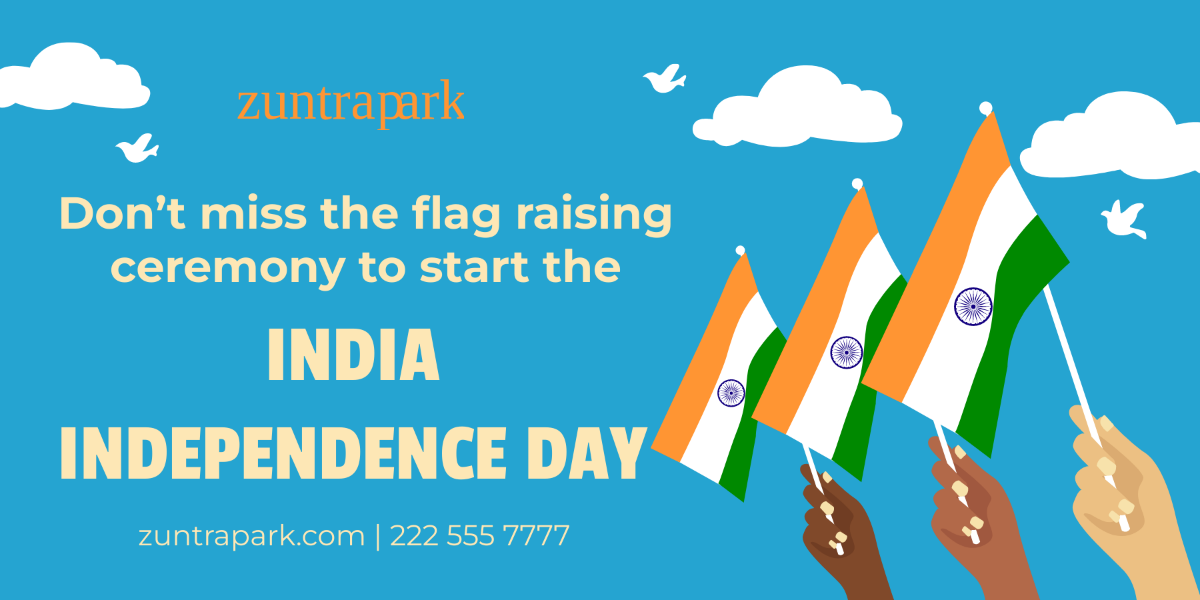 Free India Independence Day Twitter Post Template