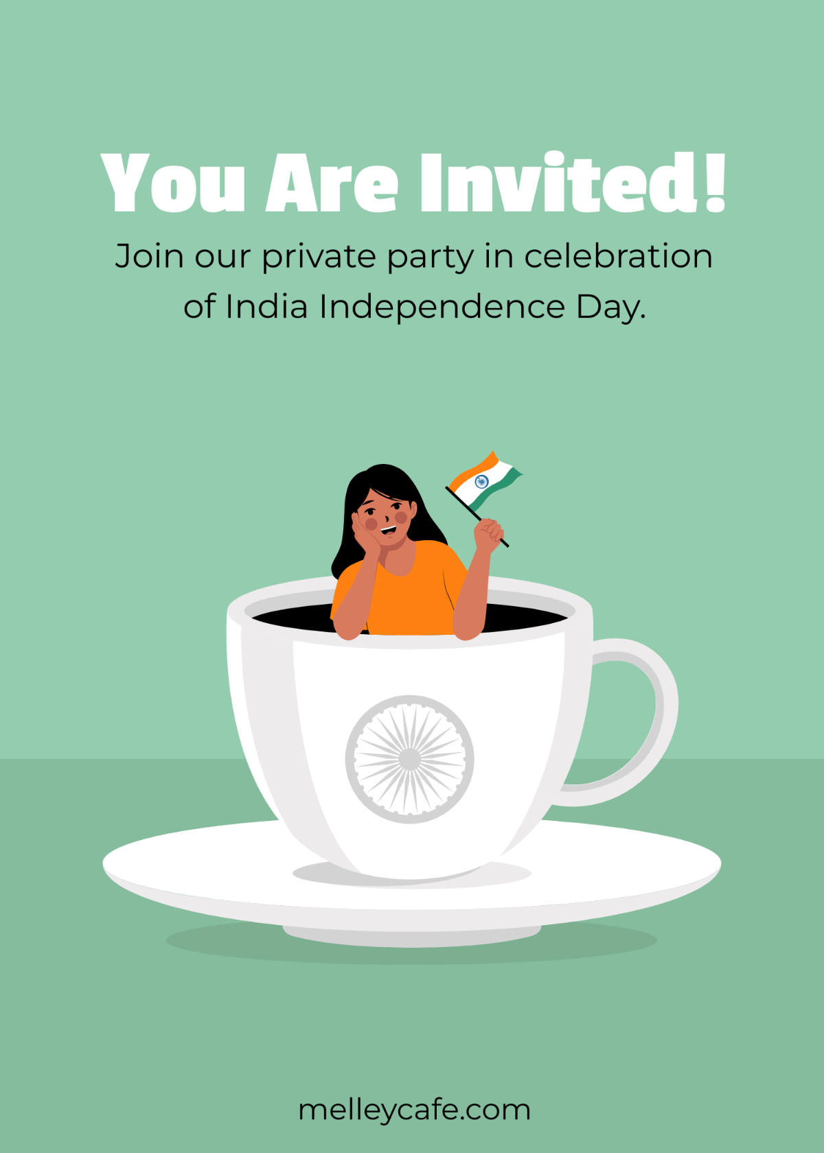 Free India Independence Day Invitation Template