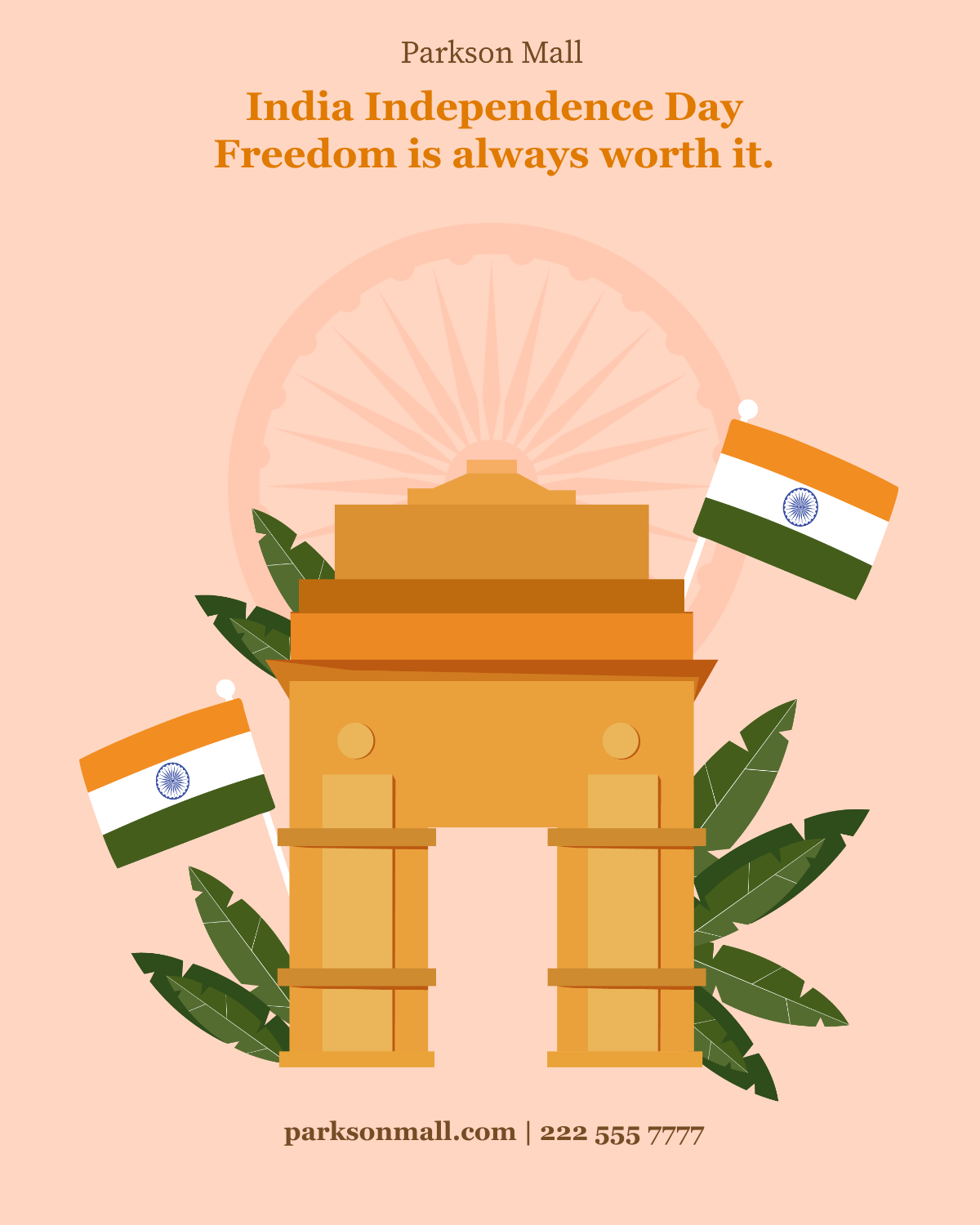 India Independence Day Facebook Post Template
