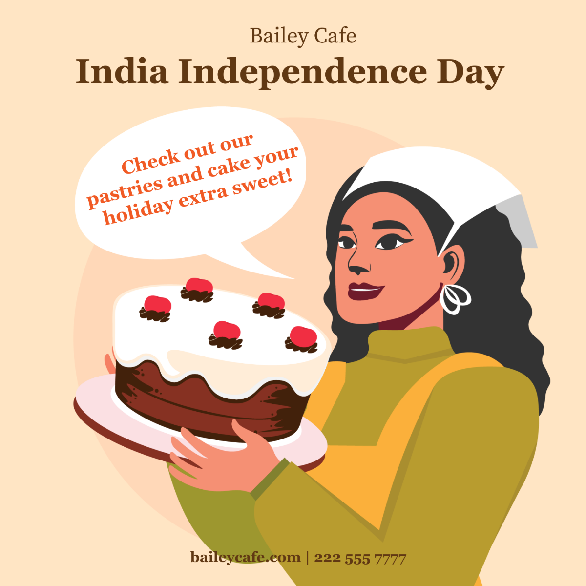 Free India Independence Day Instagram Post Template
