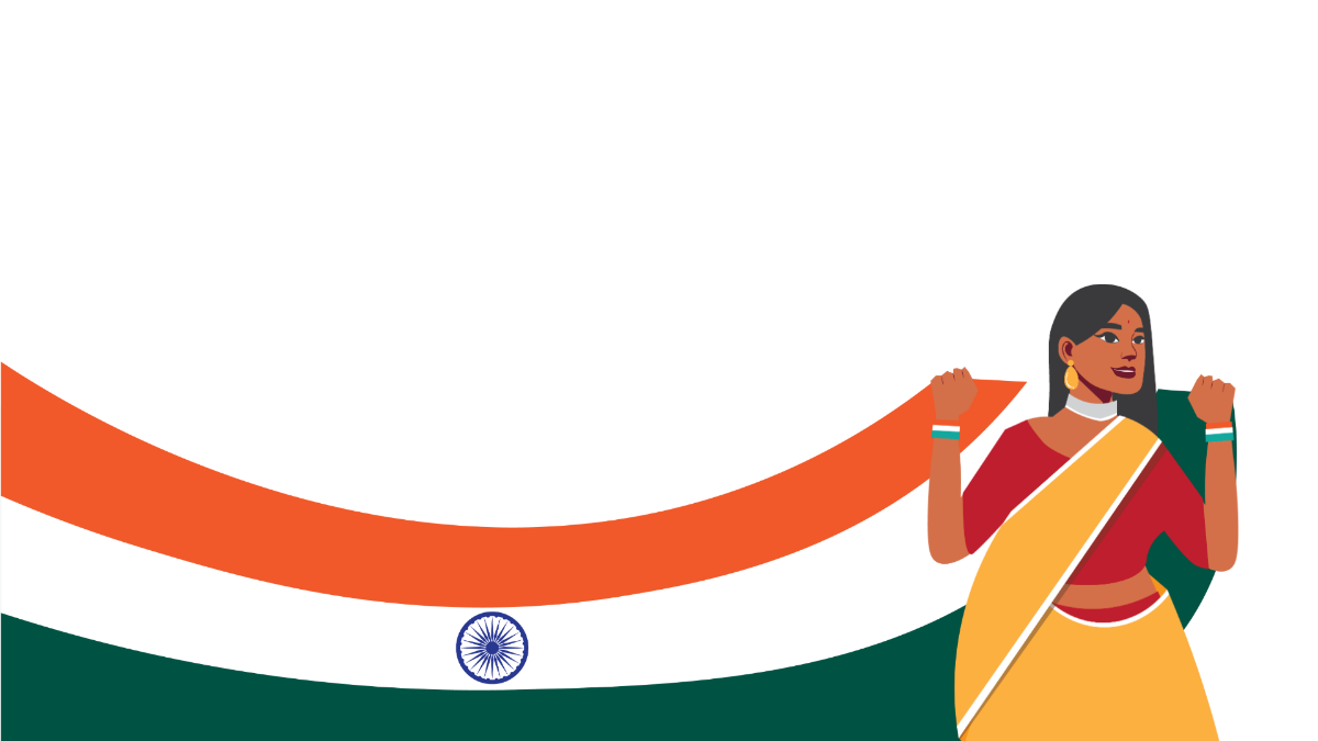 India Independence Day Transparent Template