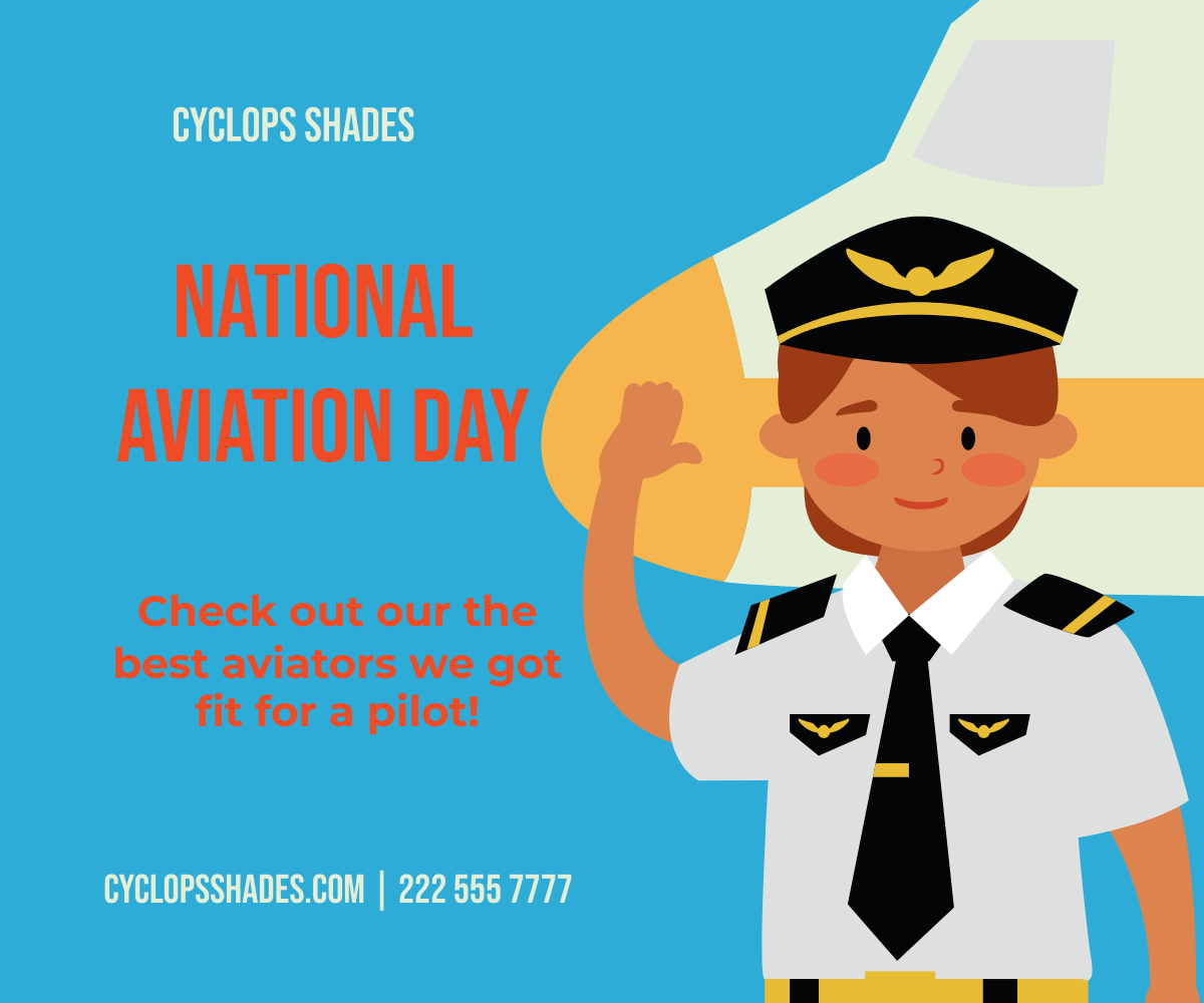 National Aviation Day Ad Banner Template