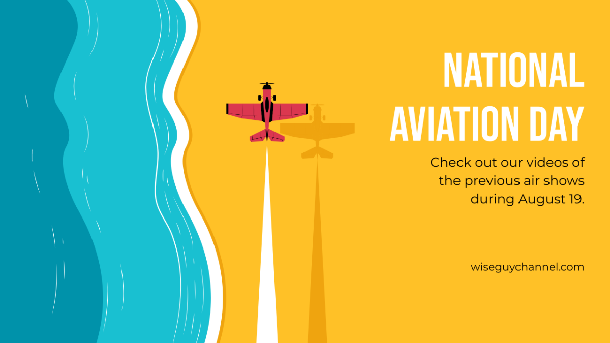 National Aviation Day Youtube Banner