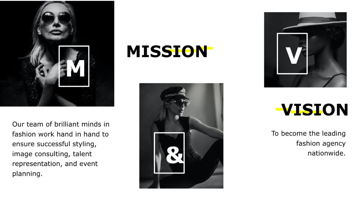Free Fashion Agency Presentation Template to Edit Online