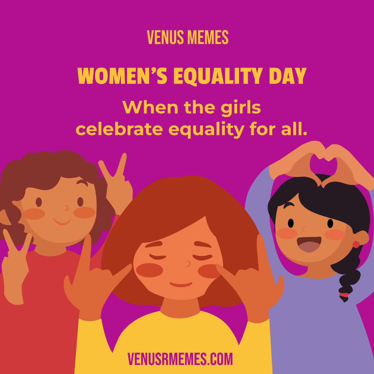 Women's Equality Day Meme Template