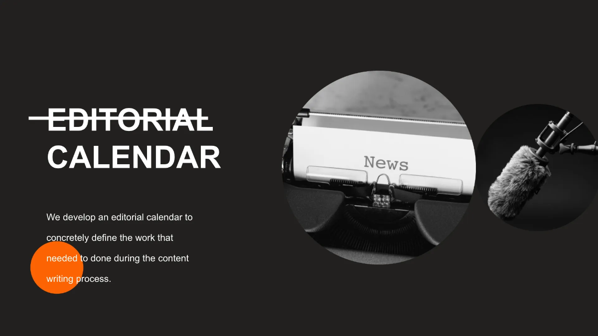 Free Editorial Agency Presentation Template to Edit Online