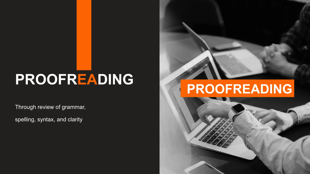 Free Editorial Agency Presentation Template to Edit Online