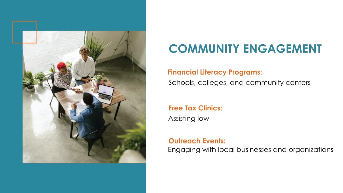 Free Income Tax Agency Presentation Template to Edit Online