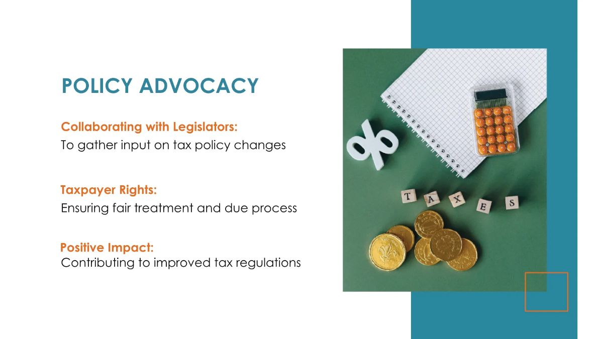 Free Income Tax Agency Presentation Template to Edit Online