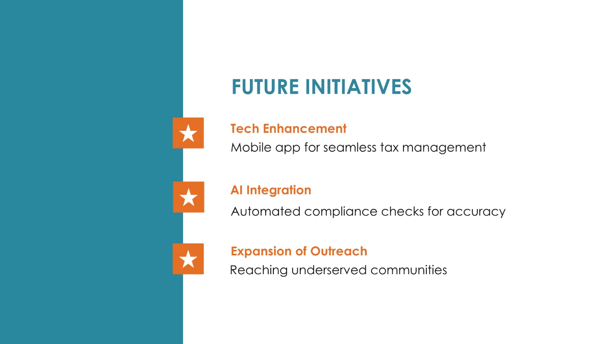 Free Income Tax Agency Presentation Template to Edit Online