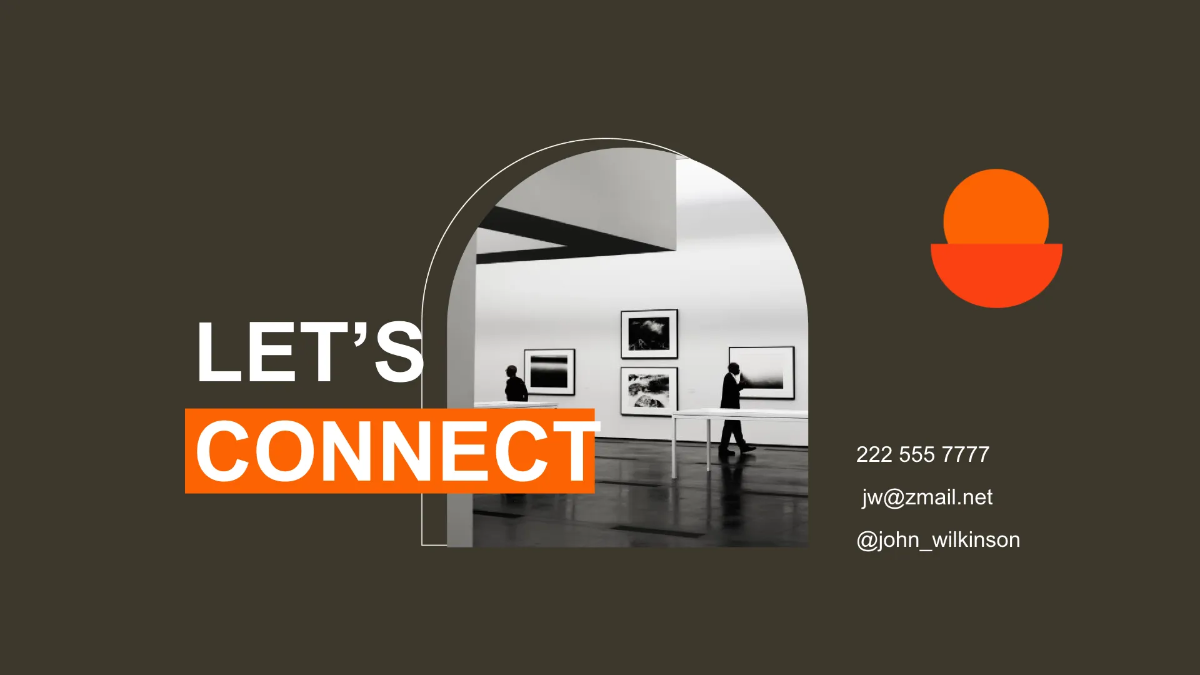 Free Art Studio Agency Presentation Template to Edit Online