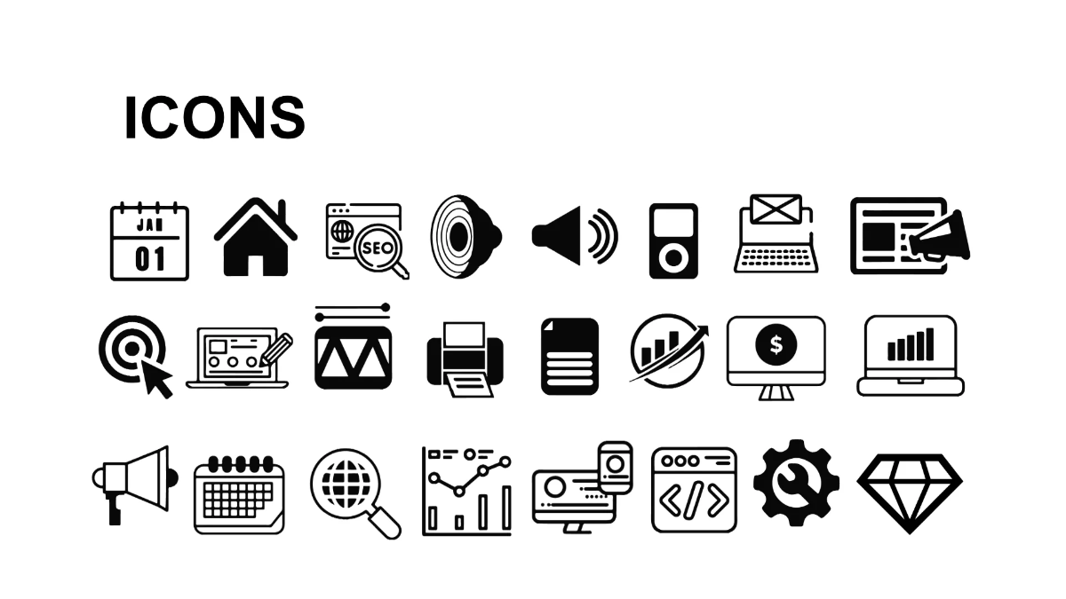 Free Art Studio Agency Presentation Template to Edit Online