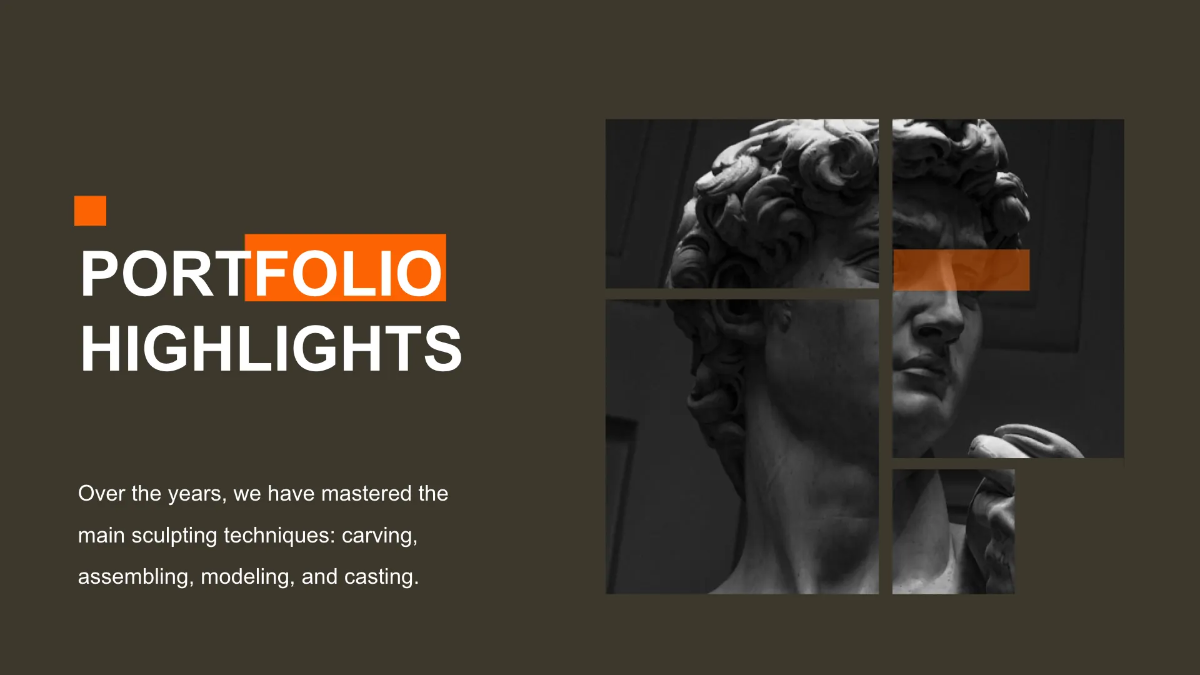 Free Art Studio Agency Presentation Template to Edit Online