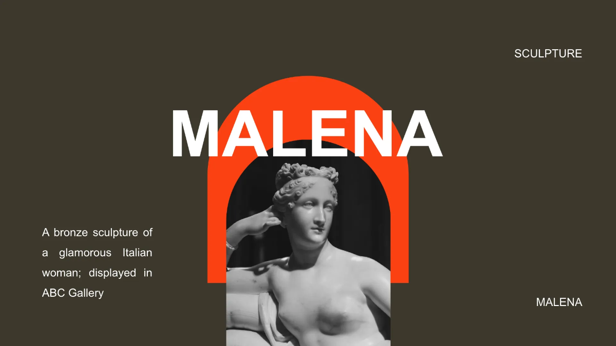 Free Art Studio Agency Presentation Template to Edit Online