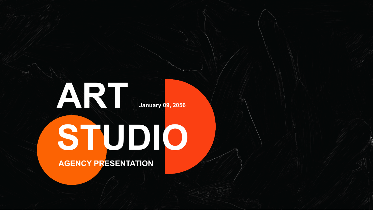 Art Studio Agency Presentation Template