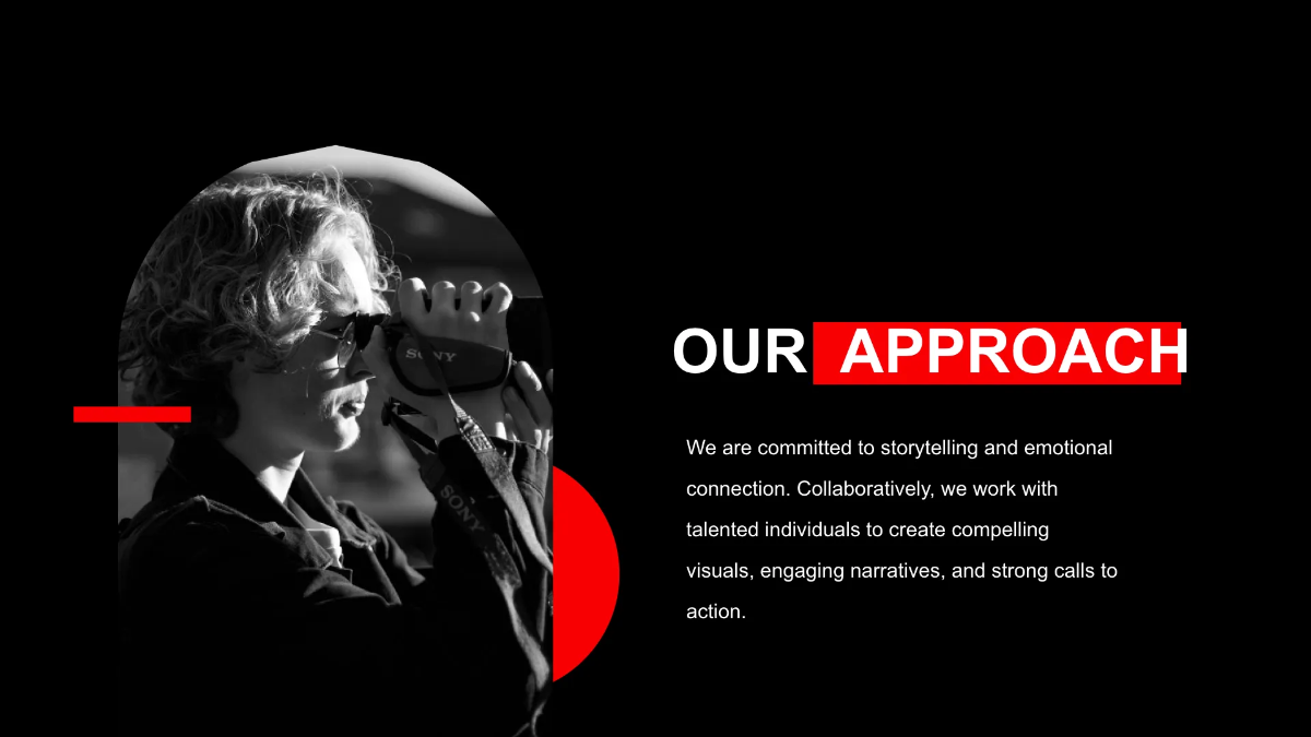 Free Video Production Agency Presentation Template to Edit Online