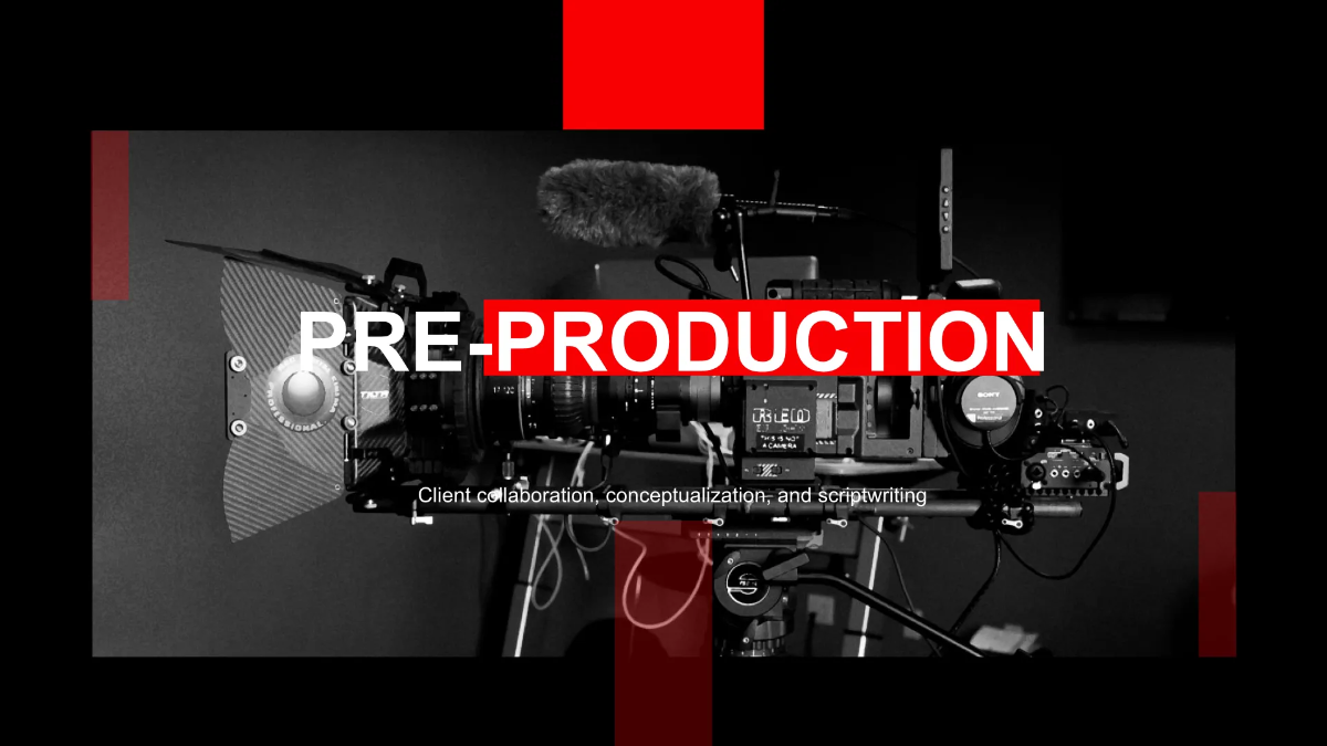 Free Video Production Agency Presentation Template to Edit Online