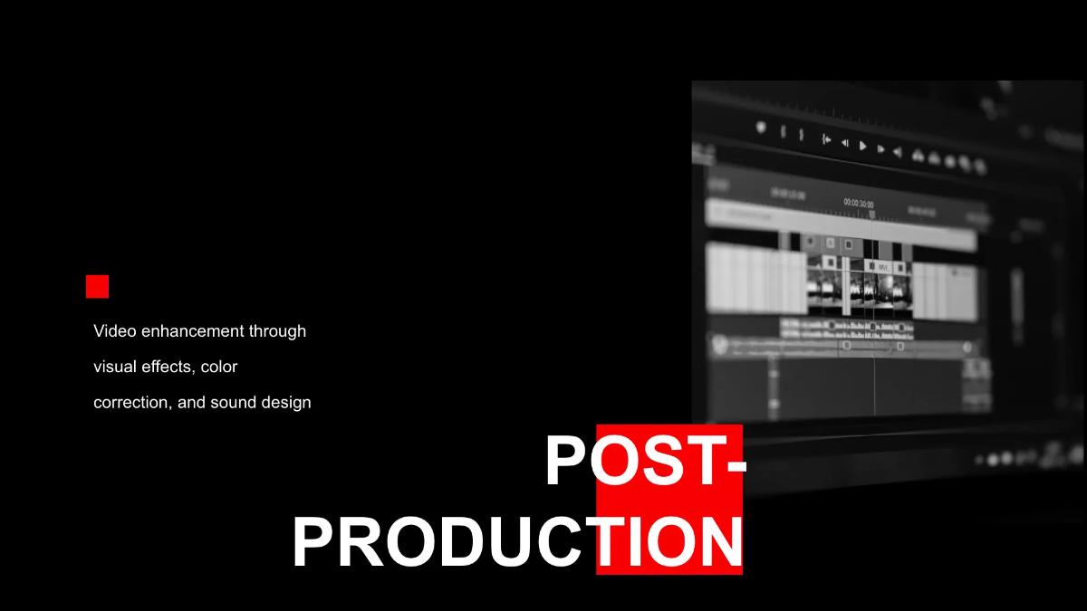 Free Video Production Agency Presentation Template to Edit Online