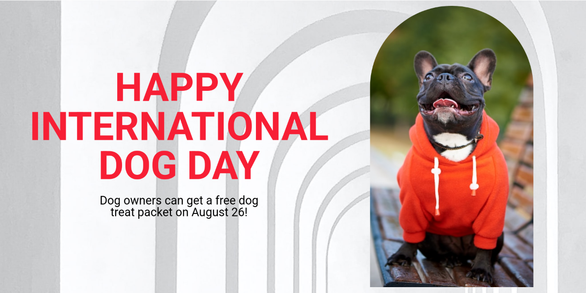 Free International Dog Day  X Post Template to Edit Online