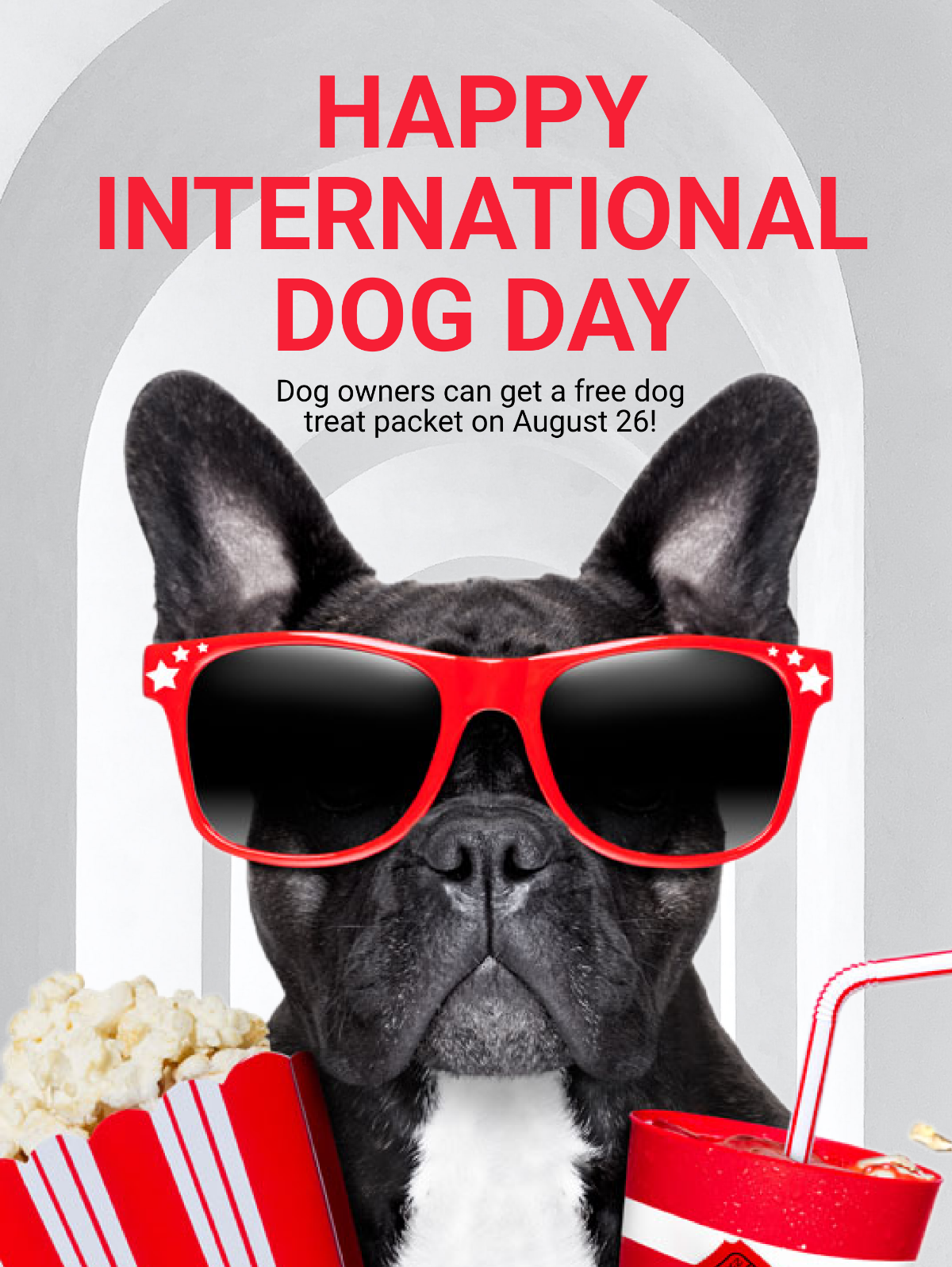 International Dog Day  Threads Post Template