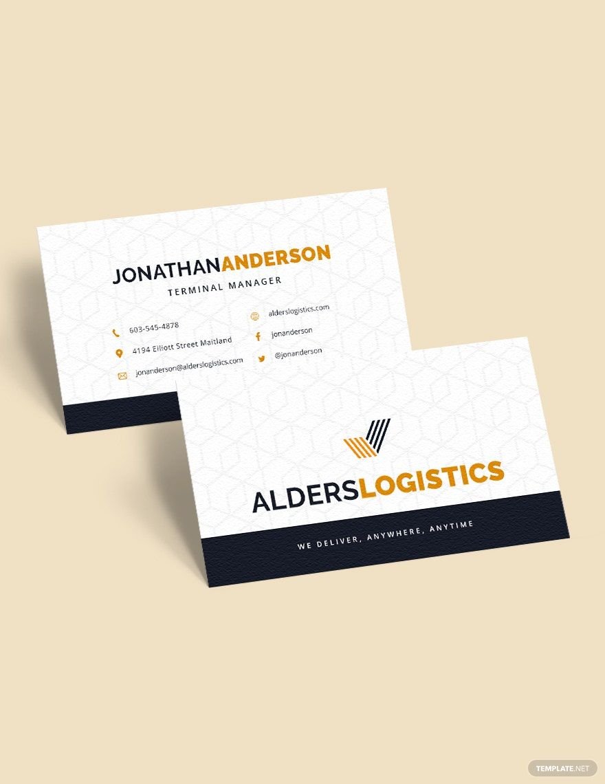logistics-company-business-card
