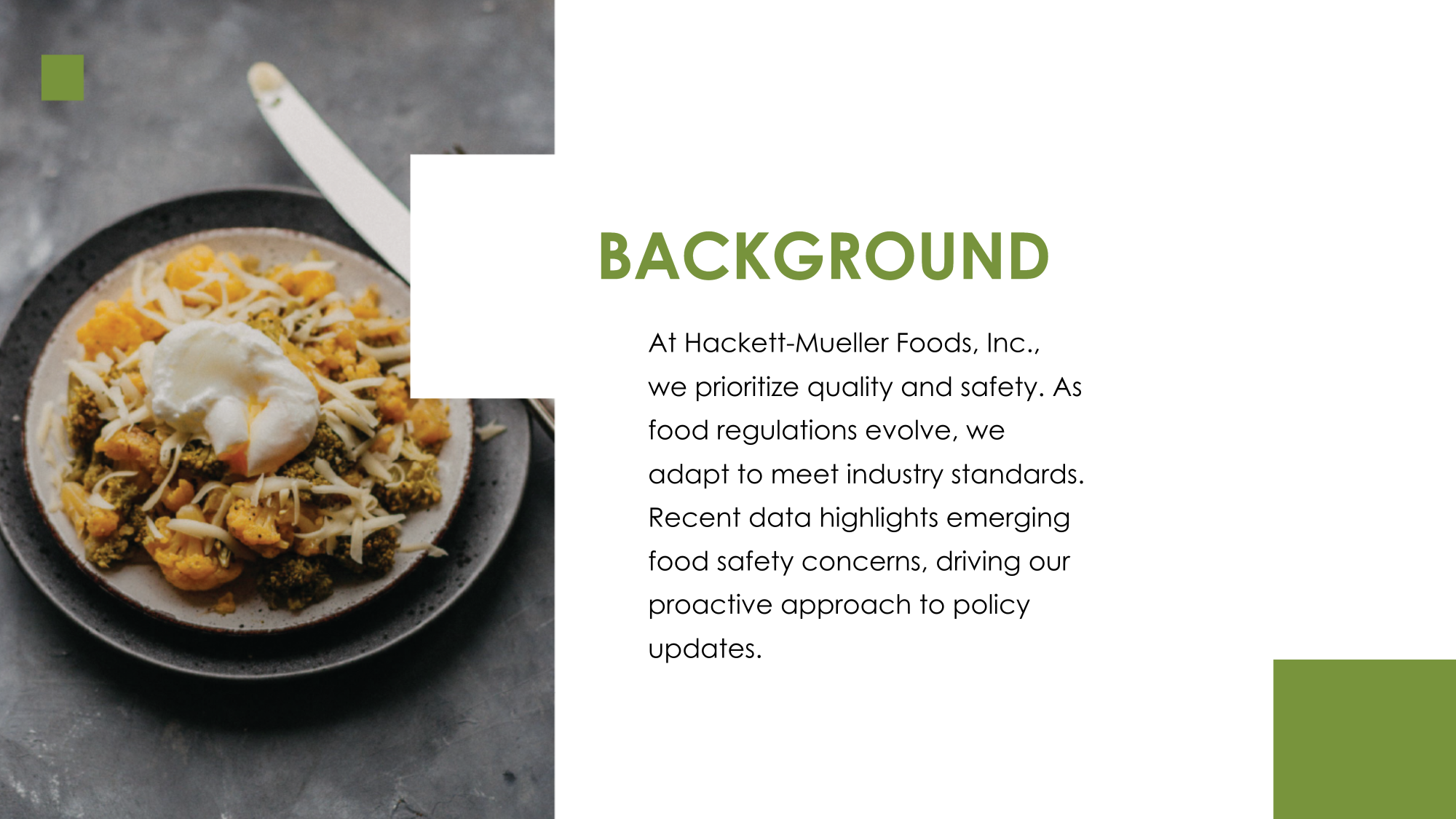 Free Food Agency Presentation Template to Edit Online