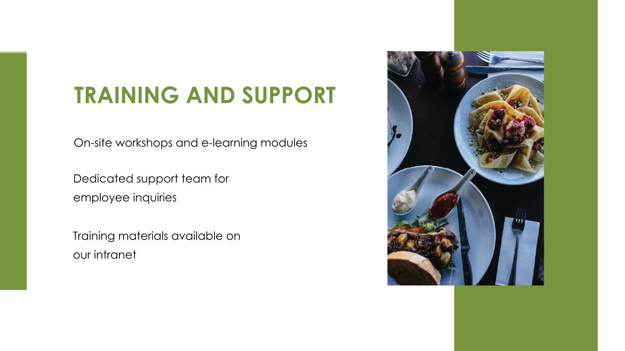 Free Food Agency Presentation Template to Edit Online