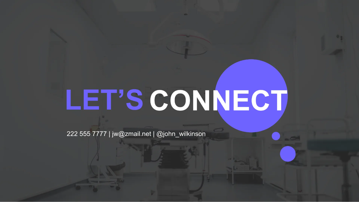 Free Medical Agency Presentation Template to Edit Online