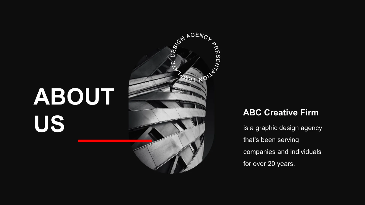 Free Design Agency Presentation Template to Edit Online