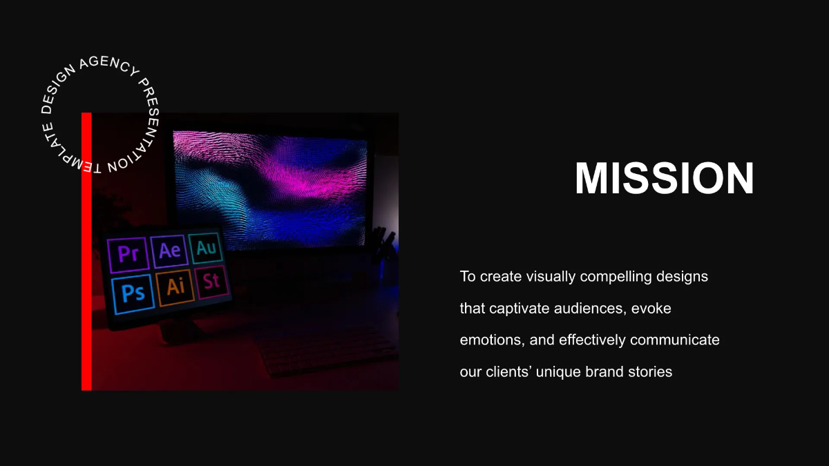 Free Design Agency Presentation Template to Edit Online