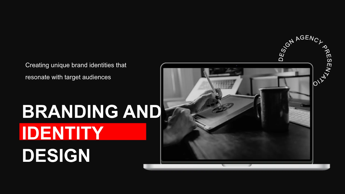 Free Design Agency Presentation Template to Edit Online