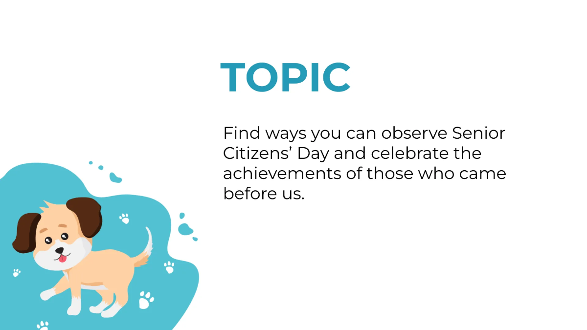 Free International Dog Day Presentation Template to Edit Online