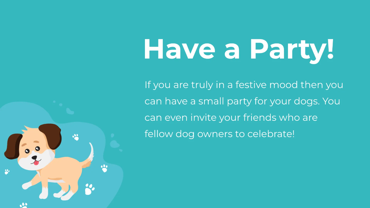 Free International Dog Day Presentation Template to Edit Online