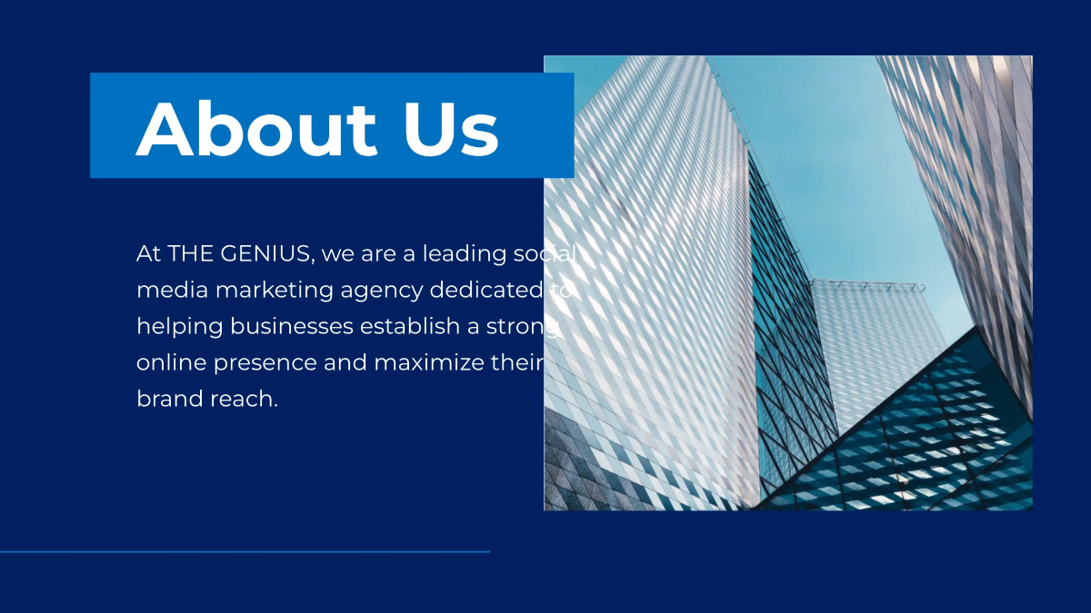 Free Social Media Marketing Agency Presentation Template to Edit Online