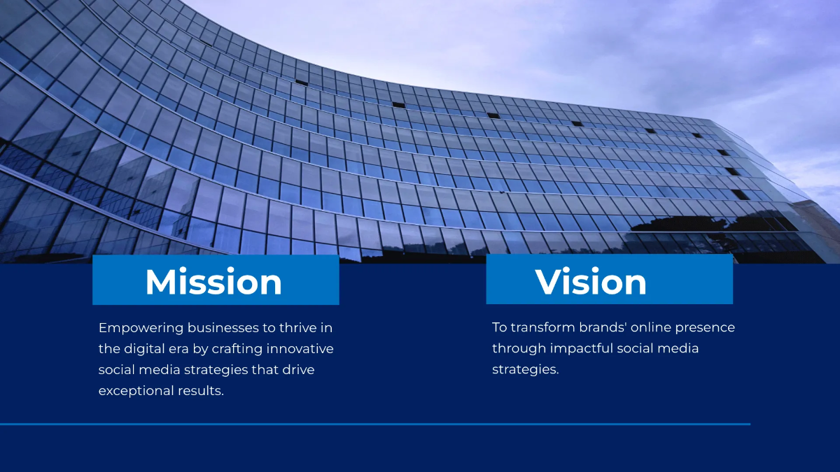 Free Social Media Marketing Agency Presentation Template to Edit Online