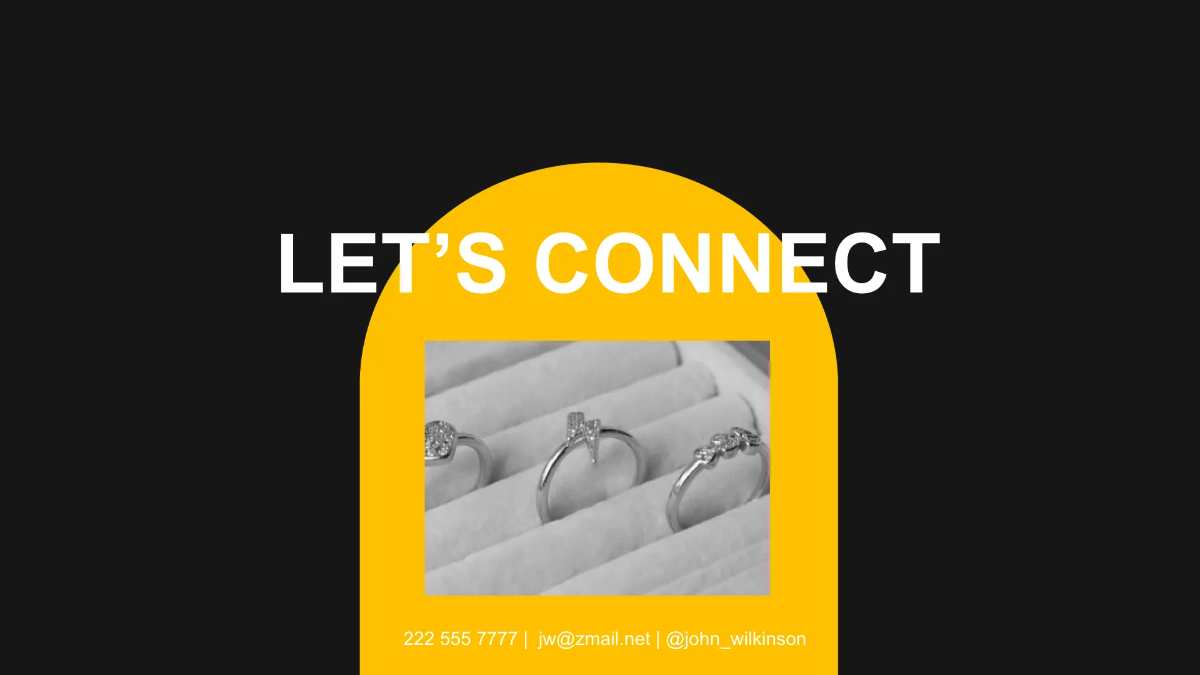 Free Jewelry Branding Agency Presentation Template to Edit Online