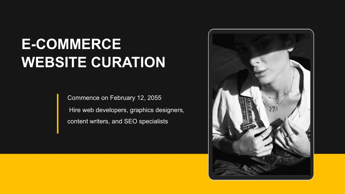 Free Jewelry Branding Agency Presentation Template to Edit Online