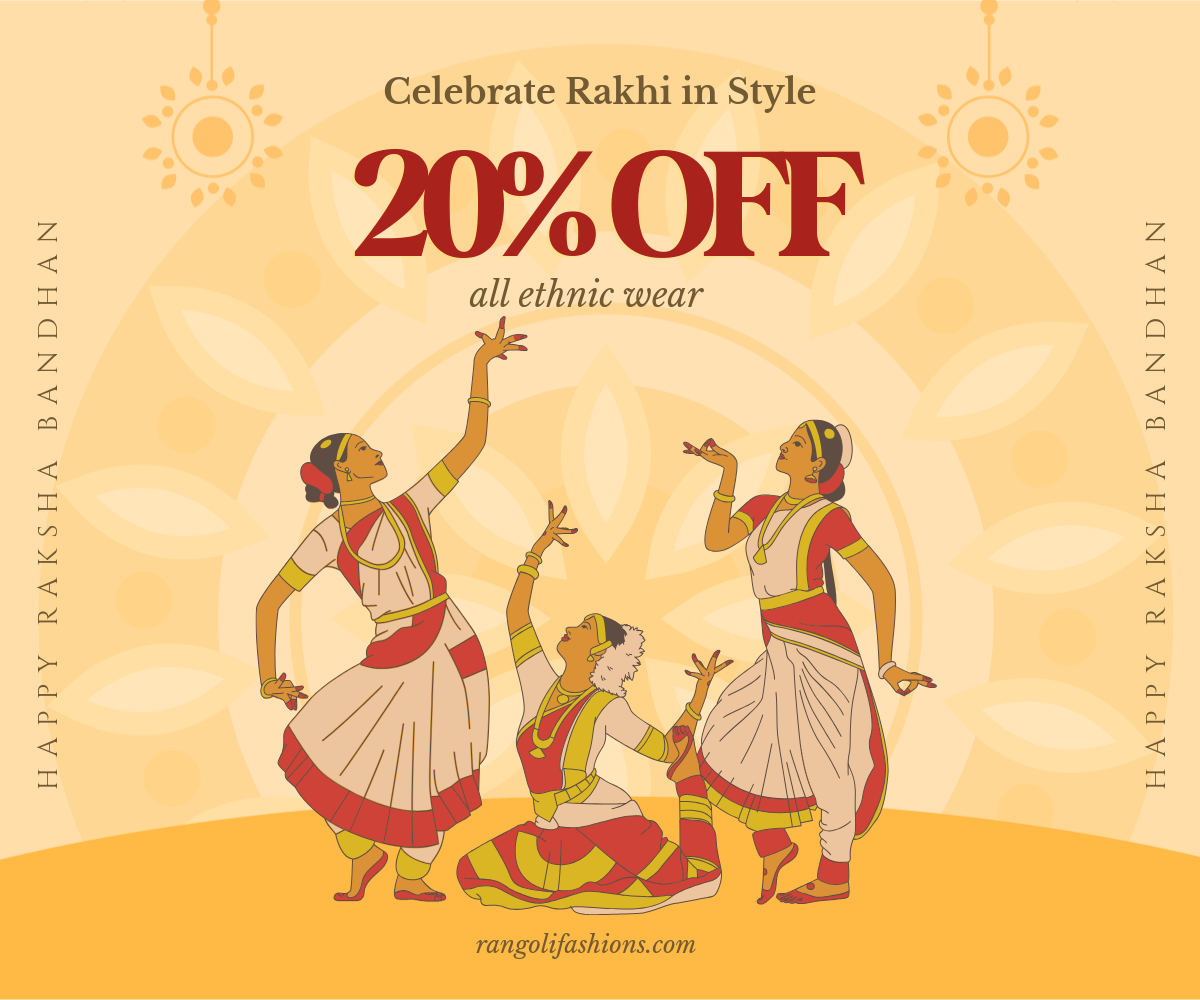 Free Raksha Bandhan Ad Banner Template