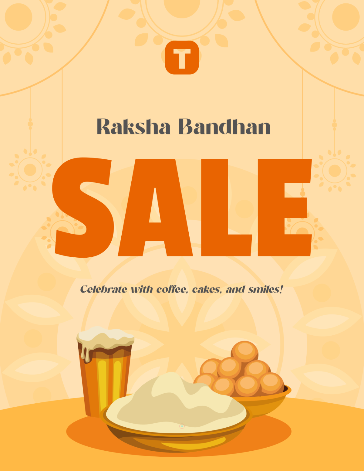 Free Raksha Bandhan Sales Flyer Template to Edit Online