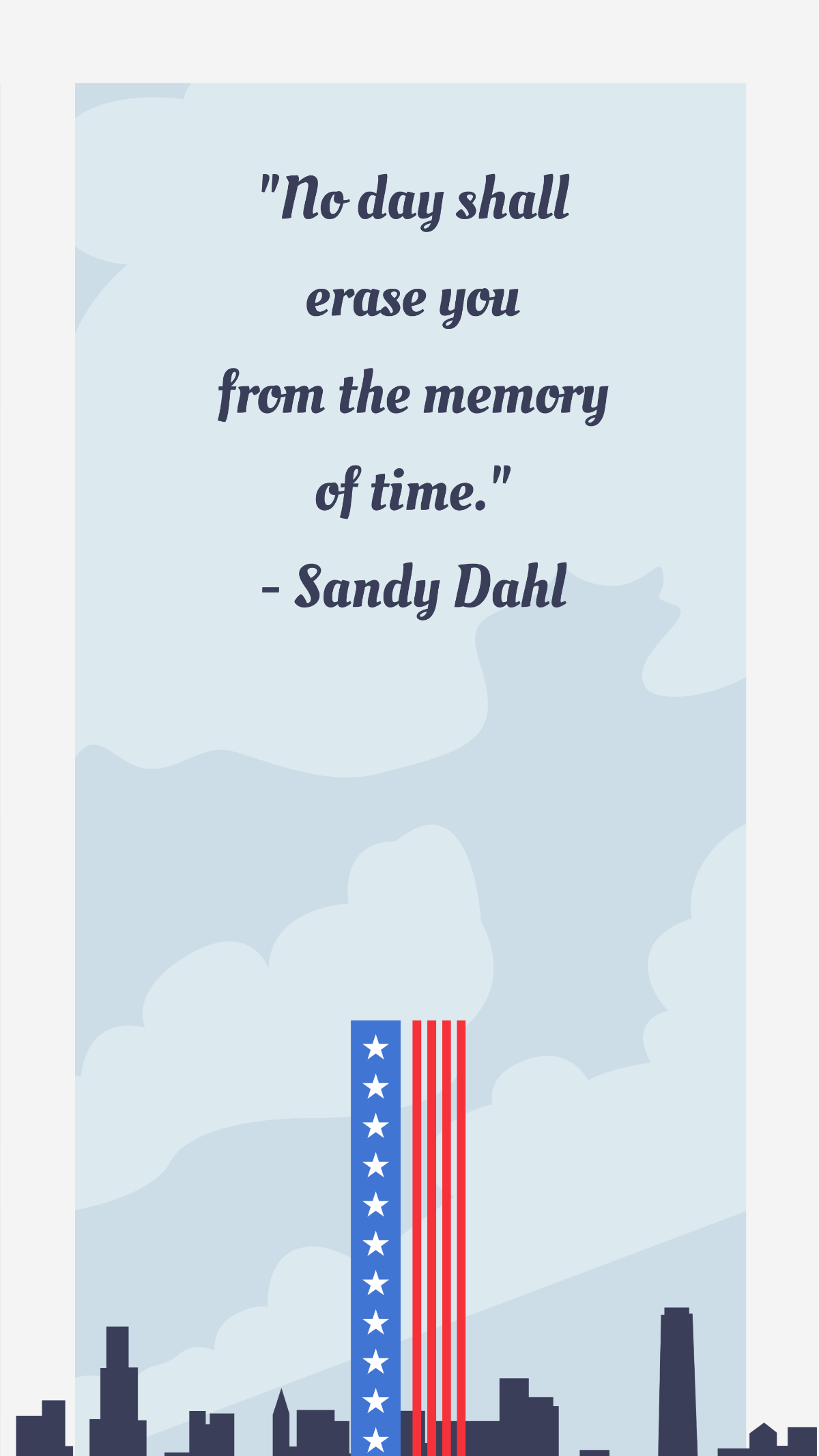 Free Patriot Day Quote  Template
