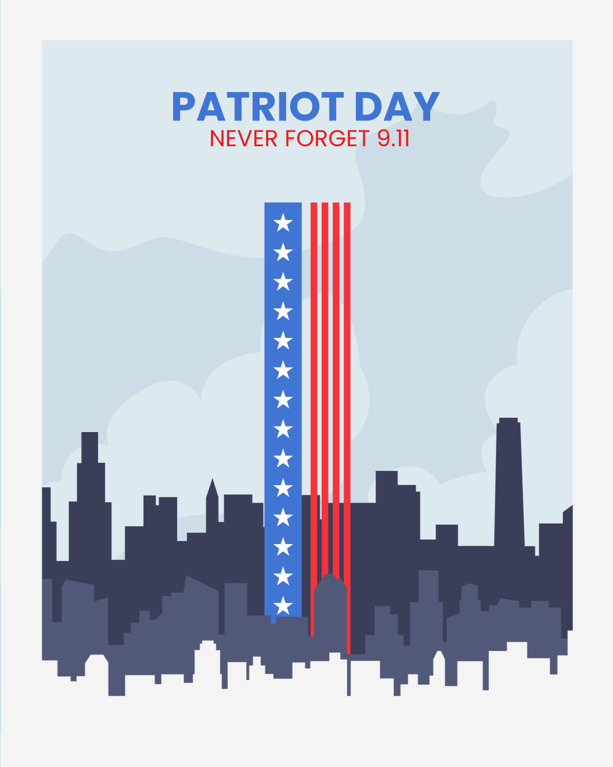 Patriot Day Facebook Post Template