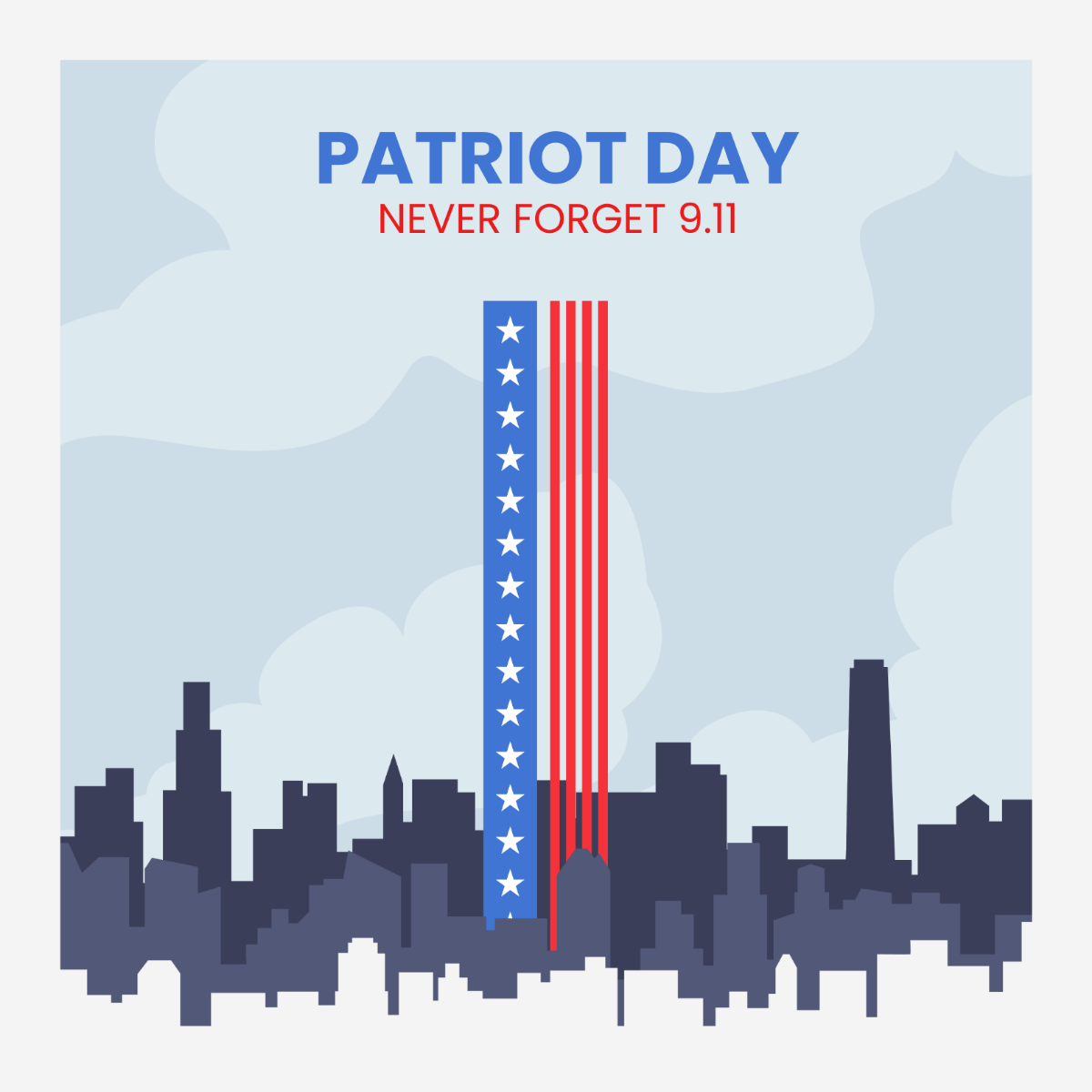 Patriot Day LinkedIn Post Template