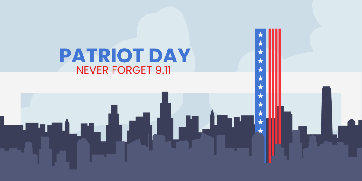 Free Patriot Day Blog Banner Template