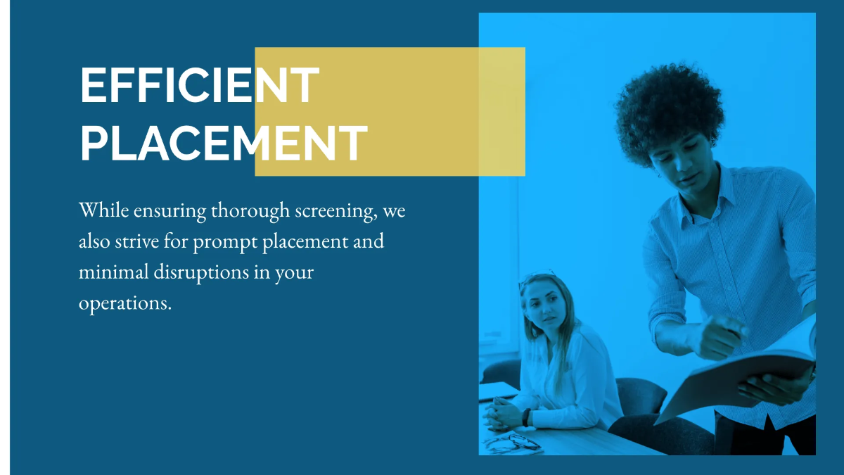 Free Employment Agency Presentation Template to Edit Online