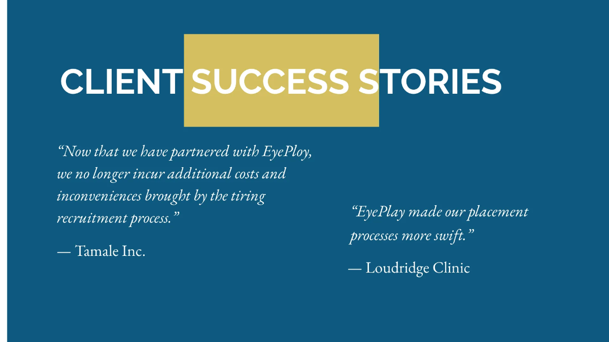 Free Employment Agency Presentation Template to Edit Online