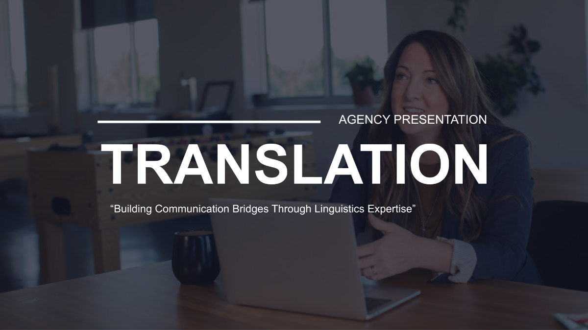 Translation Agency Presentation Template