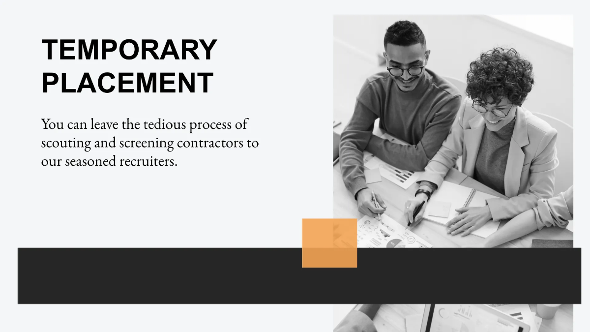 Free Recruitment Agency Presentation Template to Edit Online